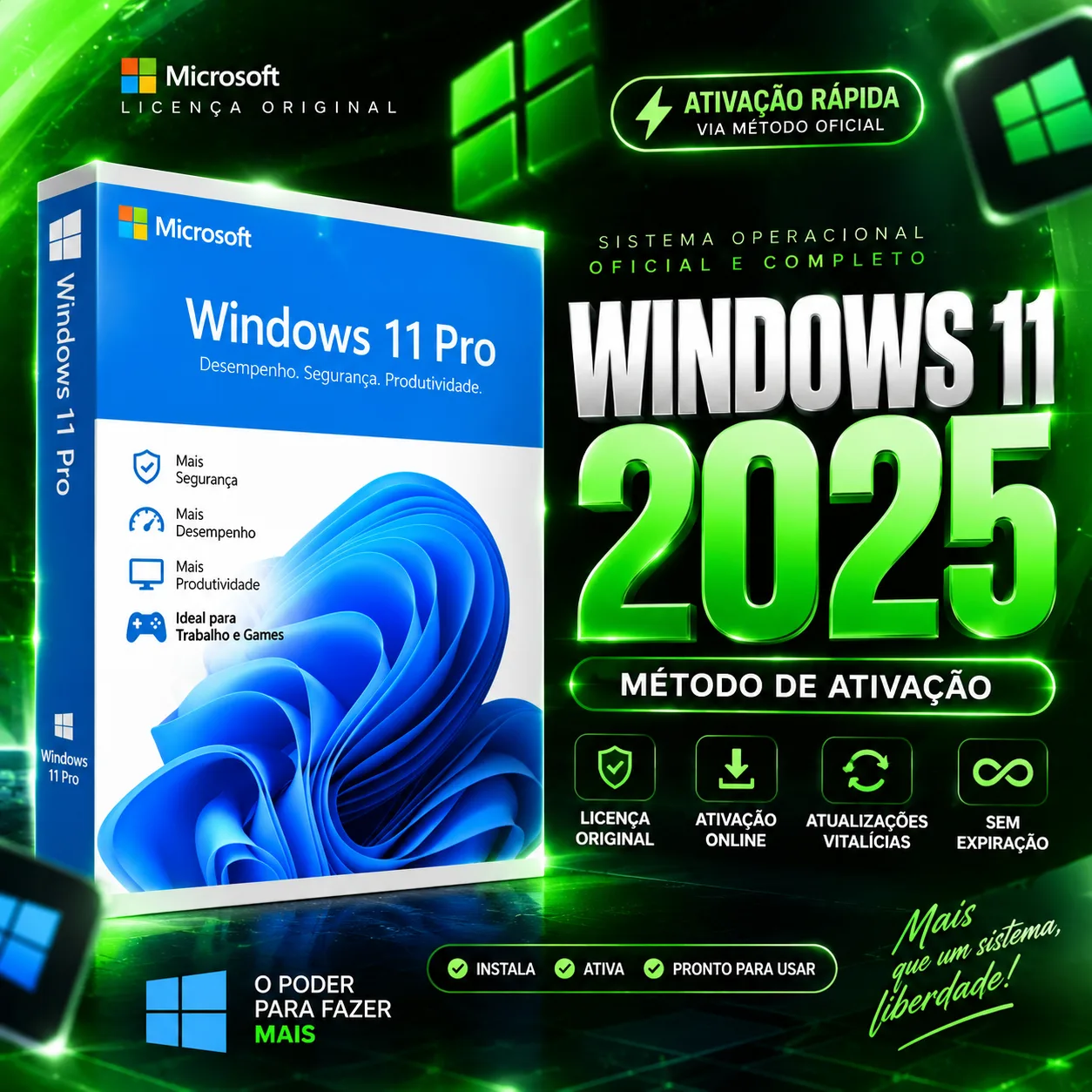 🖥️ WINDOWS 11  ATIVADO - ENTREGA AUTOMÁTICA
